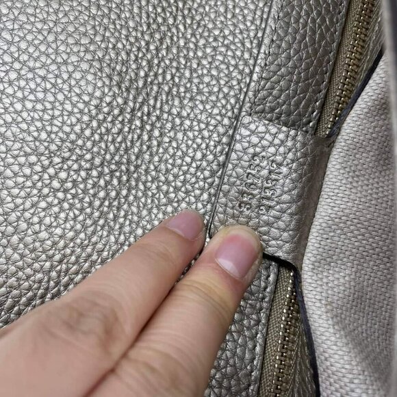 100% Authentic Gucci Soho Gold Metallic Shoulder Bag - Picture 14 of 15